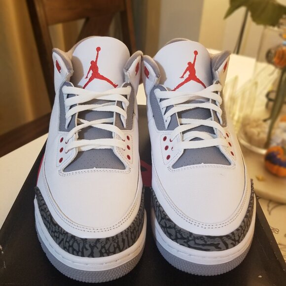 Air Jordan 3 Retro Mid 2022 "Fire Red" Men's Sz 13 - Picture 2 of 5